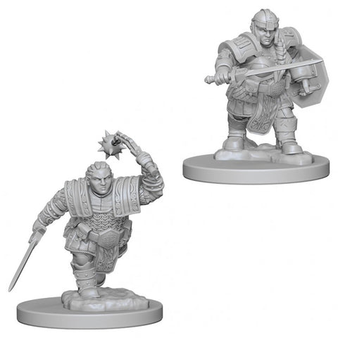 DND UNPAINTED MINIS WV2 DWARF FEMALE FIGHTER