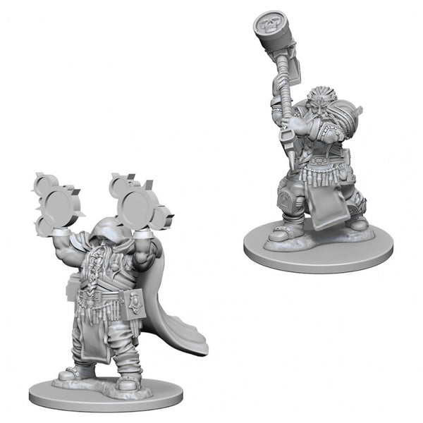 DND UNPAINTED MINIS WV2 DWARF MALE CLERIC