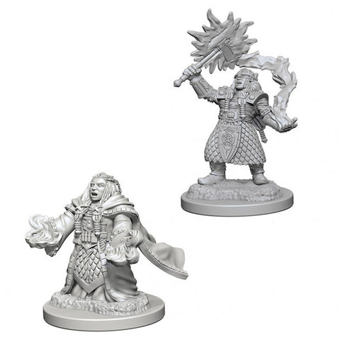 DND UNPAINTED MINIS WV4 DWARF FEMALE CLERIC