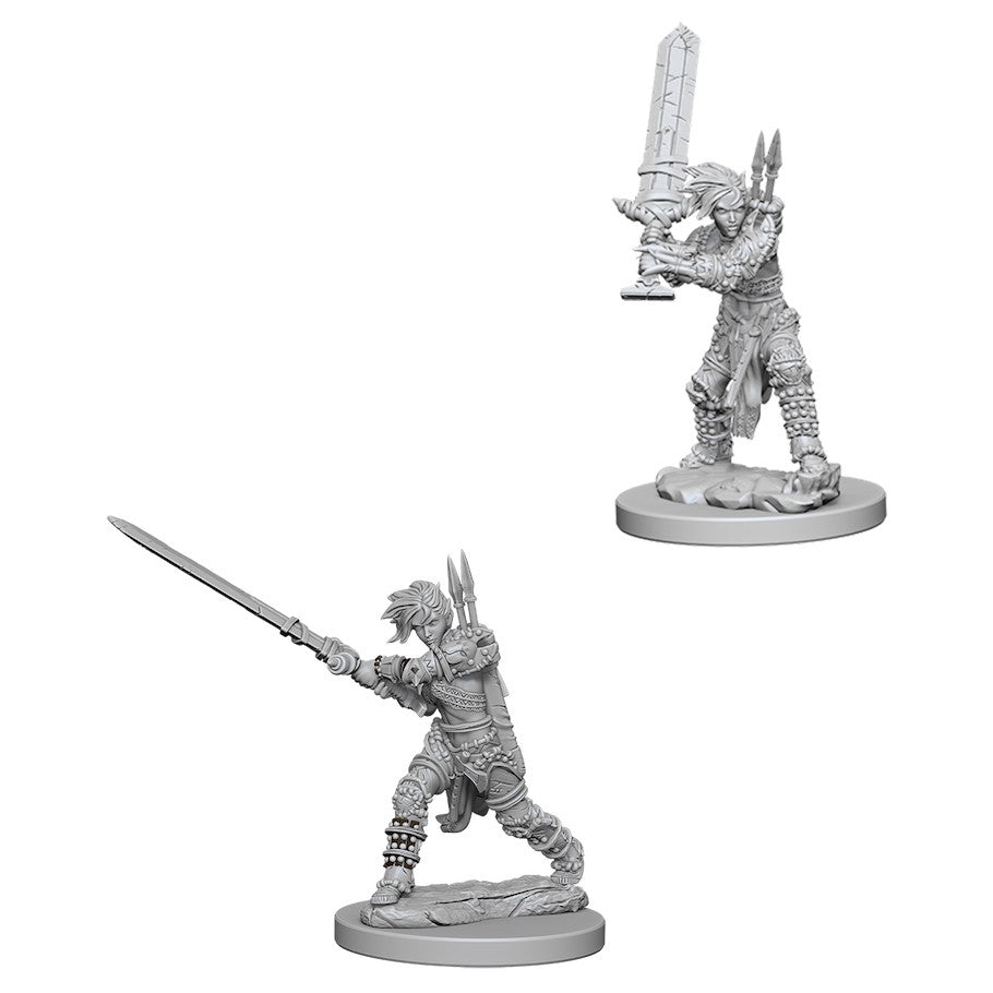 PF UNPAINTED MINIS WV6 FEMALE HUMAN BARBARIAN