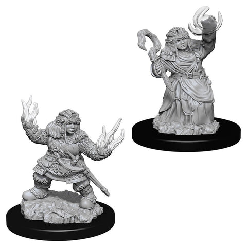 PF UNPAINTED MINIS WV7 FEMALE DWARF SUMMONER