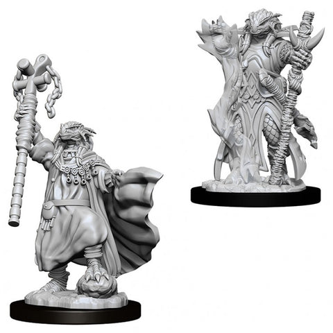 DND UNPAINTED MINIS WV8 FEMALE DRAGONBORN SORCERER