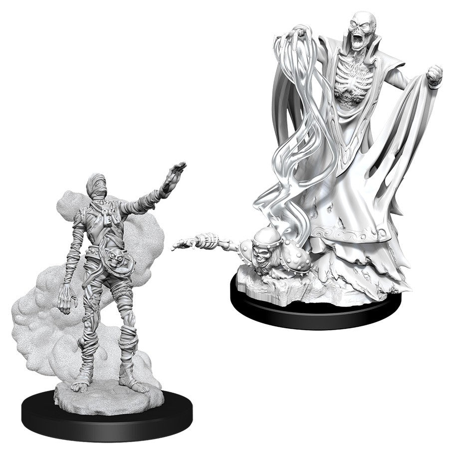 DND UNPAINTED MINIS WV11 LICH AND MUMMY LORD
