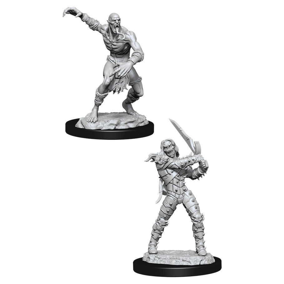 DND UNPAINTED MINIS WV11 WIGHT AND GHAST