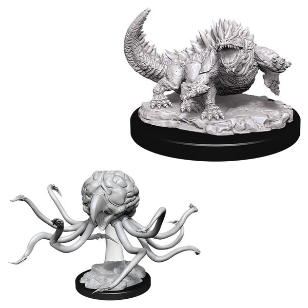 DND UNPAINTED MINIS WV11 GRELL AND BASILISK